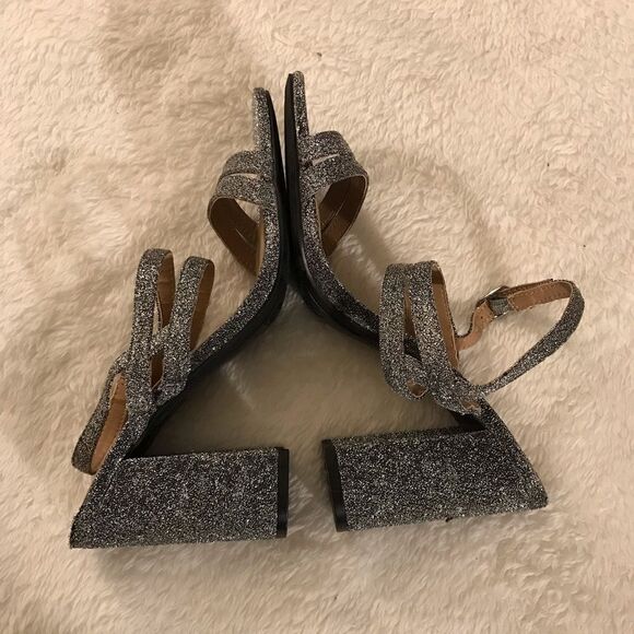 : : NEW A New Day scrappy metallic chunky heels : : - Picture 9 of 16